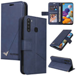 Custodia per telefono in pelle ad angolo retto GQUTROBE, For Samsung Galaxy M31s, For Samsung Galaxy A41, For Samsung Galaxy A31, For Samsung Galaxy A21