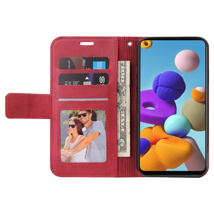 Custodia per telefono in pelle ad angolo retto GQUTROBE, For Samsung Galaxy A21s, For Samsung Galaxy Note10 Lite / A81, For Samsung Galaxy A71, For Samsung Galaxy A51