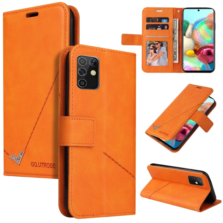 Custodia per telefono in pelle ad angolo retto GQUTROBE, For Samsung Galaxy A21s, For Samsung Galaxy Note10 Lite / A81, For Samsung Galaxy A71, For Samsung Galaxy A51