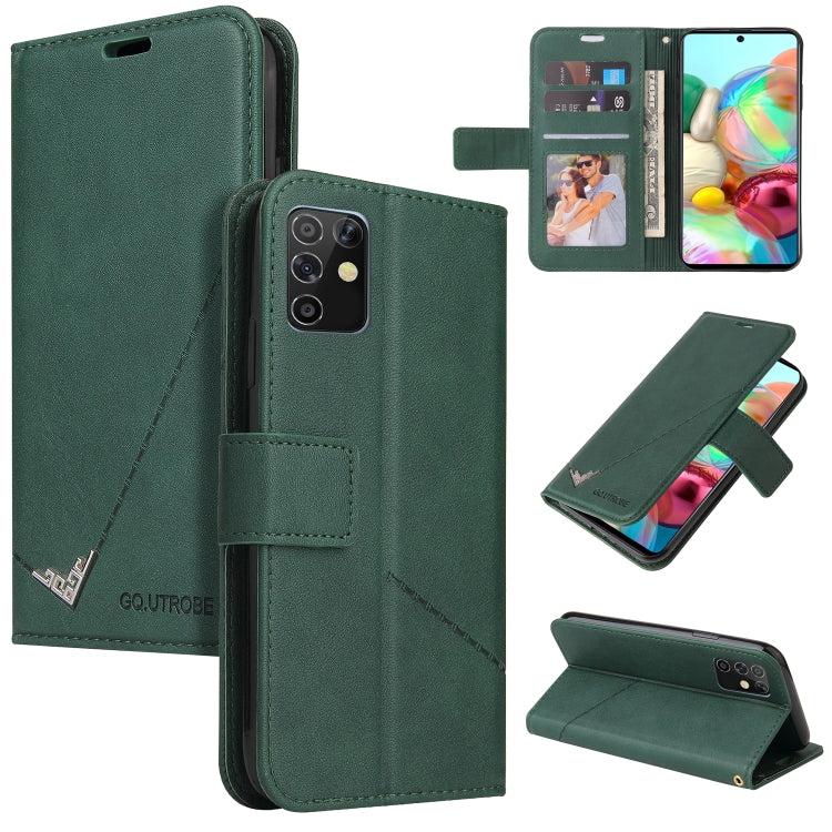 Custodia per telefono in pelle ad angolo retto GQUTROBE, For Samsung Galaxy A21s, For Samsung Galaxy Note10 Lite / A81, For Samsung Galaxy A71, For Samsung Galaxy A51