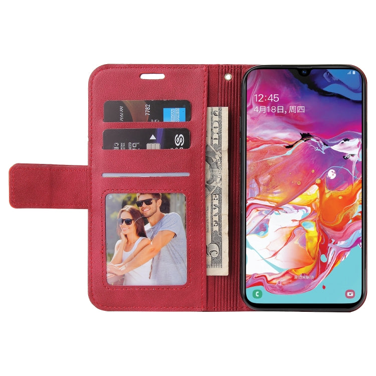 Custodia per telefono in pelle ad angolo retto GQUTROBE, For Samsung Galaxy A70, For Samsung Galaxy A50, For Samsung Galaxy A40, For Samsung Galaxy A20 / 30