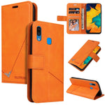 Custodia per telefono in pelle ad angolo retto GQUTROBE, For Samsung Galaxy A70, For Samsung Galaxy A50, For Samsung Galaxy A40, For Samsung Galaxy A20 / 30