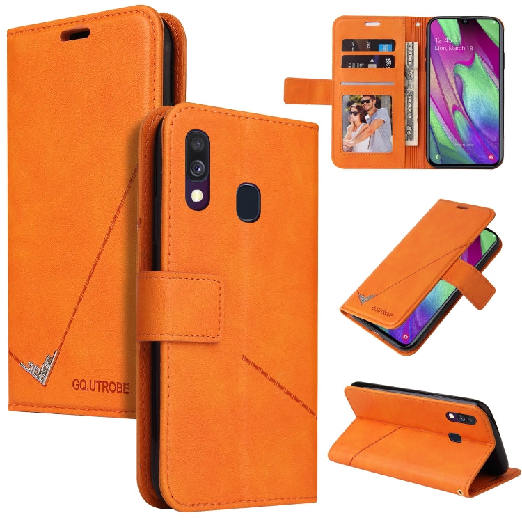 Custodia per telefono in pelle ad angolo retto GQUTROBE, For Samsung Galaxy A20e, For Samsung Galaxy A20s, For Samsung Galaxy A10s, For Samsung Galaxy A10 / M10