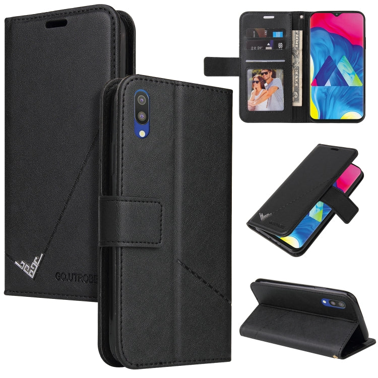 Custodia per telefono in pelle ad angolo retto GQUTROBE, For Samsung Galaxy A20e, For Samsung Galaxy A20s, For Samsung Galaxy A10s, For Samsung Galaxy A10 / M10