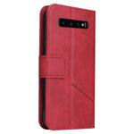 Custodia per telefono in pelle ad angolo retto GQUTROBE, For Samsung Galaxy S10, For Samsung Galaxy S10e, For Samsung Galaxy S10+
