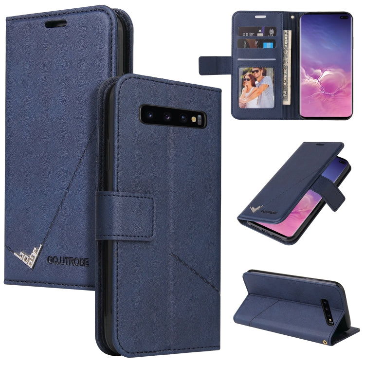 Custodia per telefono in pelle ad angolo retto GQUTROBE, For Samsung Galaxy S10, For Samsung Galaxy S10e, For Samsung Galaxy S10+