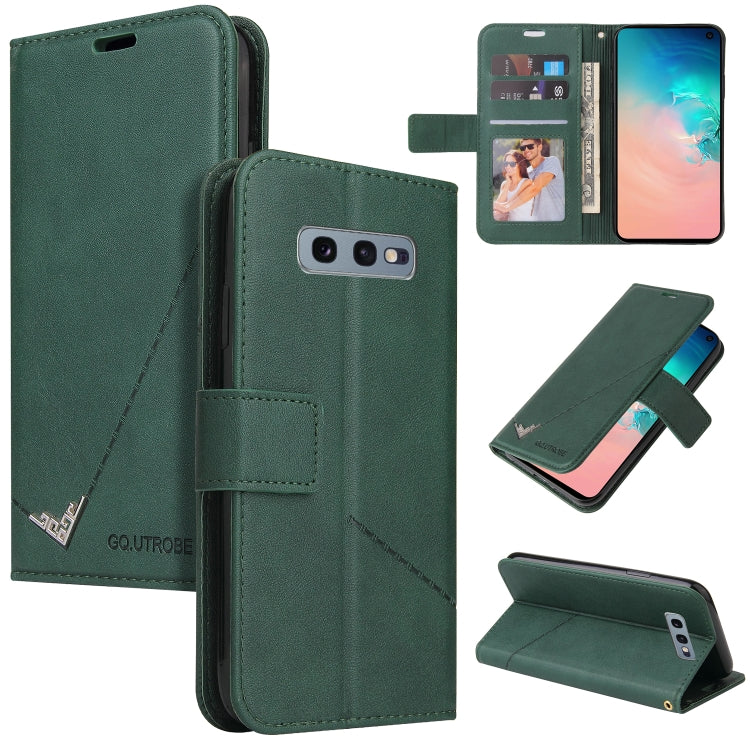 Custodia per telefono in pelle ad angolo retto GQUTROBE, For Samsung Galaxy S10, For Samsung Galaxy S10e, For Samsung Galaxy S10+