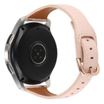 Cinturino per orologio in vera pelle con fibbia inversa da 22 mm, For Samsung Galaxy Watch3 / Huawei Watch GT3 Pro