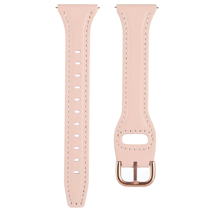 Cinturino per orologio in vera pelle con fibbia inversa da 22 mm, For Samsung Galaxy Watch3 / Huawei Watch GT3 Pro