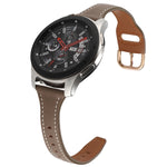 Cinturino per orologio in vera pelle con fibbia inversa da 22 mm, For Samsung Galaxy Watch3 / Huawei Watch GT3 Pro
