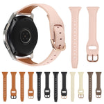 Cinturino per orologio in vera pelle con fibbia inversa da 22 mm, For Samsung Galaxy Watch3 / Huawei Watch GT3 Pro