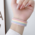 Cinturino per orologio in nylon a due sezioni, For Xiaomi Mi Band 7