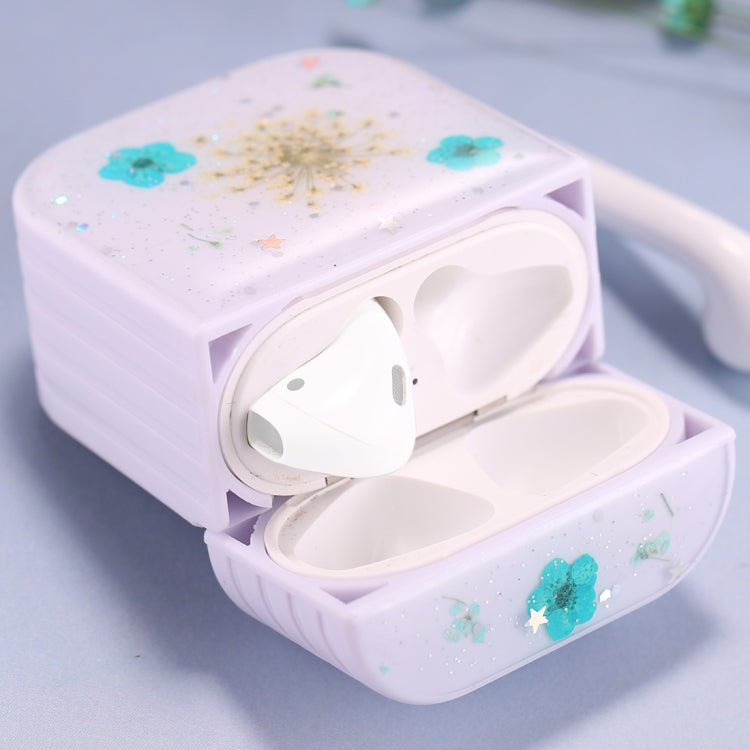 Custodia protettiva AirPods 1/2 con motivo fiori