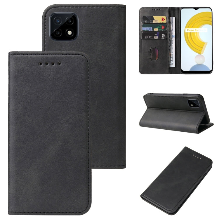 Custodia per telefono in pelle con chiusura magnetica, For Realme C21Y, For Realme C25, For Realme GT Master, For Realme GT2, For Realme X7 Pro, For Realme X50 5G, For Realme XT, For OPPO Reno 10x Zoom