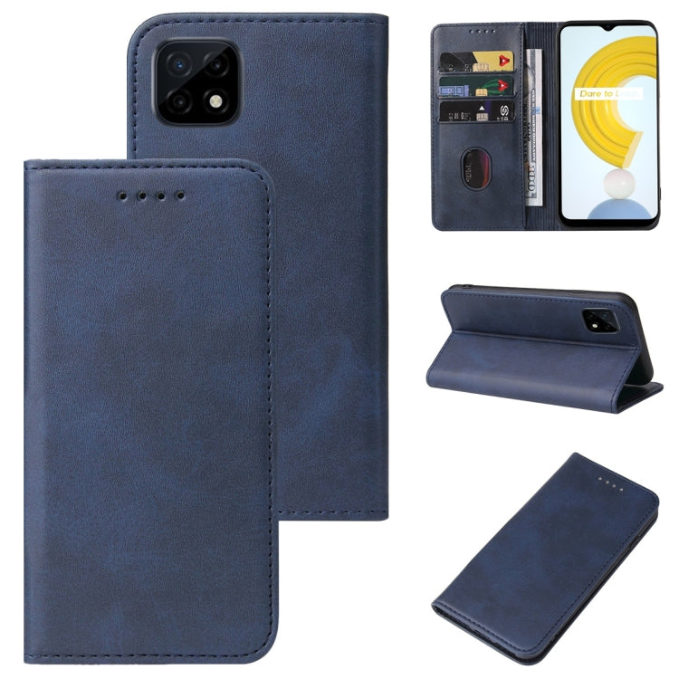 Custodia per telefono in pelle con chiusura magnetica, For Realme C21Y, For Realme C25, For Realme GT Master, For Realme GT2, For Realme X7 Pro, For Realme X50 5G, For Realme XT, For OPPO Reno 10x Zoom