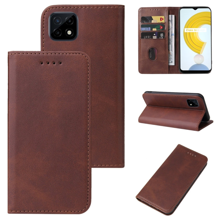 Custodia per telefono in pelle con chiusura magnetica, For Realme C21Y, For Realme C25, For Realme GT Master, For Realme GT2, For Realme X7 Pro, For Realme X50 5G, For Realme XT, For OPPO Reno 10x Zoom