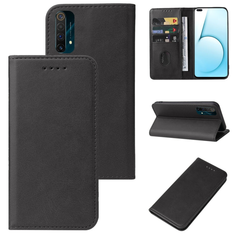 Custodia per telefono in pelle con chiusura magnetica, For Realme C21Y, For Realme C25, For Realme GT Master, For Realme GT2, For Realme X7 Pro, For Realme X50 5G, For Realme XT, For OPPO Reno 10x Zoom