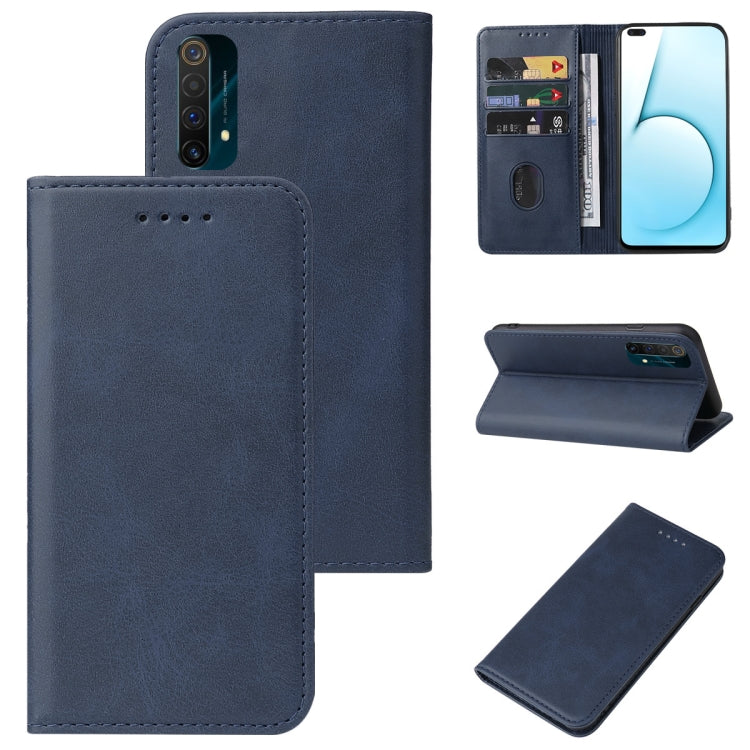 Custodia per telefono in pelle con chiusura magnetica, For Realme C21Y, For Realme C25, For Realme GT Master, For Realme GT2, For Realme X7 Pro, For Realme X50 5G, For Realme XT, For OPPO Reno 10x Zoom