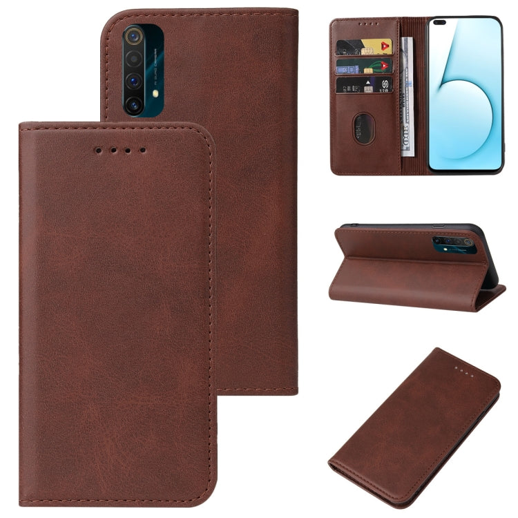 Custodia per telefono in pelle con chiusura magnetica, For Realme C21Y, For Realme C25, For Realme GT Master, For Realme GT2, For Realme X7 Pro, For Realme X50 5G, For Realme XT, For OPPO Reno 10x Zoom