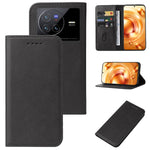 Custodia per telefono in pelle con chiusura magnetica, For vivo X80, For vivo X80 Pro, For vivo X50 5G, For vivo S15, For vivo S15e, For vivo S12 5G / V23 5G, For vivo S10e / V23e, For vivo T1 5G