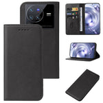 Custodia per telefono in pelle con chiusura magnetica, For vivo X80, For vivo X80 Pro, For vivo X50 5G, For vivo S15, For vivo S15e, For vivo S12 5G / V23 5G, For vivo S10e / V23e, For vivo T1 5G