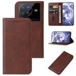 Custodia per telefono in pelle con chiusura magnetica, For vivo X80, For vivo X80 Pro, For vivo X50 5G, For vivo S15, For vivo S15e, For vivo S12 5G / V23 5G, For vivo S10e / V23e, For vivo T1 5G