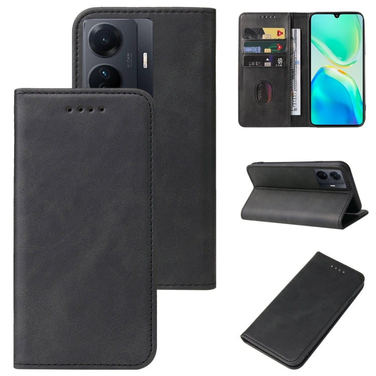 Custodia per telefono in pelle con chiusura magnetica, For vivo X80, For vivo X80 Pro, For vivo X50 5G, For vivo S15, For vivo S15e, For vivo S12 5G / V23 5G, For vivo S10e / V23e, For vivo T1 5G