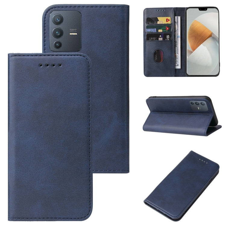 Custodia per telefono in pelle con chiusura magnetica, For vivo X80, For vivo X80 Pro, For vivo X50 5G, For vivo S15, For vivo S15e, For vivo S12 5G / V23 5G, For vivo S10e / V23e, For vivo T1 5G
