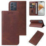 Custodia per telefono in pelle con chiusura magnetica, For vivo X80, For vivo X80 Pro, For vivo X50 5G, For vivo S15, For vivo S15e, For vivo S12 5G / V23 5G, For vivo S10e / V23e, For vivo T1 5G
