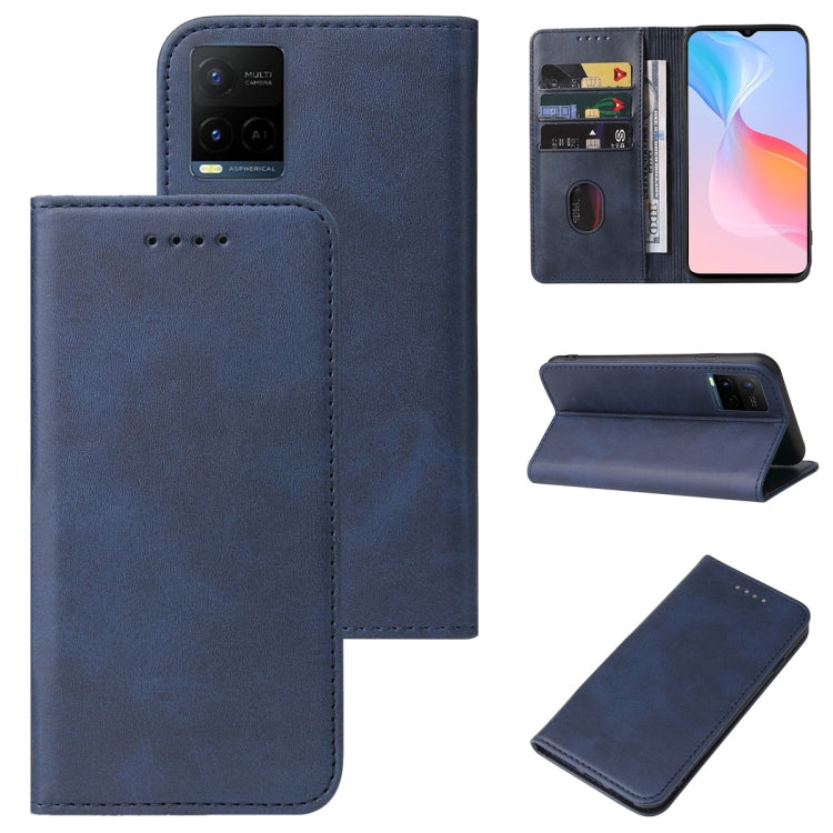 Custodia per telefono in pelle con chiusura magnetica, For vivo Y30, For vivo Y21 2021, For vivo Y21e, For vivo Y21G, For vivo Y21s, For vivo Y21t, For vivo Y20s G / Y20s, For vivo Y20 India / Y30 China / iQOO U1x