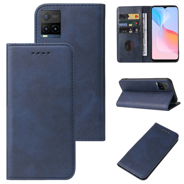 Custodia per telefono in pelle con chiusura magnetica, For vivo Y30, For vivo Y21 2021, For vivo Y21e, For vivo Y21G, For vivo Y21s, For vivo Y21t, For vivo Y20s G / Y20s, For vivo Y20 India / Y30 China / iQOO U1x
