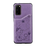 Custodia portafoglio antiurto con slot carte Galaxy S20