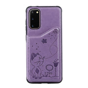 Custodia portafoglio antiurto con slot carte per Galaxy S20