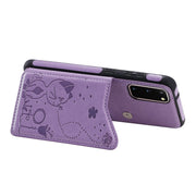 Custodia portafoglio antiurto con slot carte per Galaxy S20