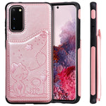 Custodia portafoglio antiurto con slot carte Galaxy S20