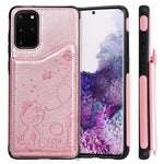 Custodia portafoglio antiurto con slot carte Galaxy S20