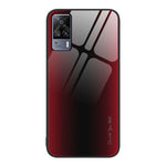 Custodia per cellulare in TPU con vetro sfumato, For vivo S9e, For vivo V21, For vivo V15, For OnePlus Nord 2 5G