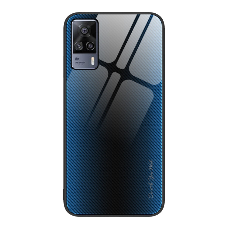 Custodia per cellulare in TPU con vetro sfumato, For vivo S9e, For vivo V21, For vivo V15, For OnePlus Nord 2 5G