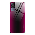 Custodia per cellulare in TPU con vetro sfumato, For vivo S9e, For vivo V21, For vivo V15, For OnePlus Nord 2 5G