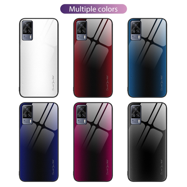 Custodia per cellulare in TPU con vetro sfumato, For vivo S9e, For vivo V21, For vivo V15, For OnePlus Nord 2 5G