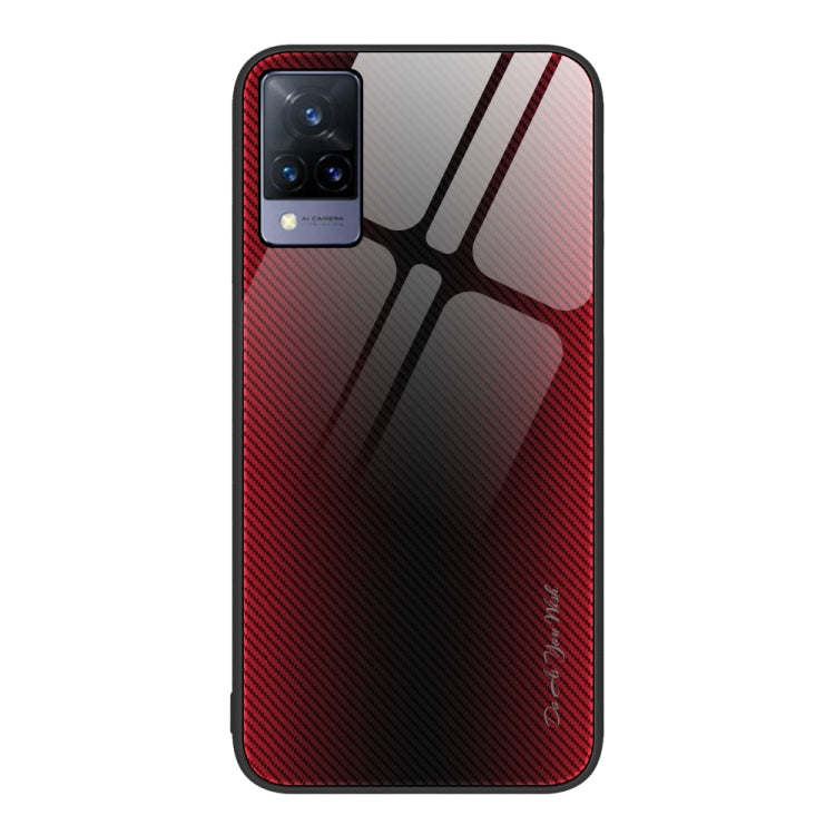 Custodia per cellulare in TPU con vetro sfumato, For vivo S9e, For vivo V21, For vivo V15, For OnePlus Nord 2 5G
