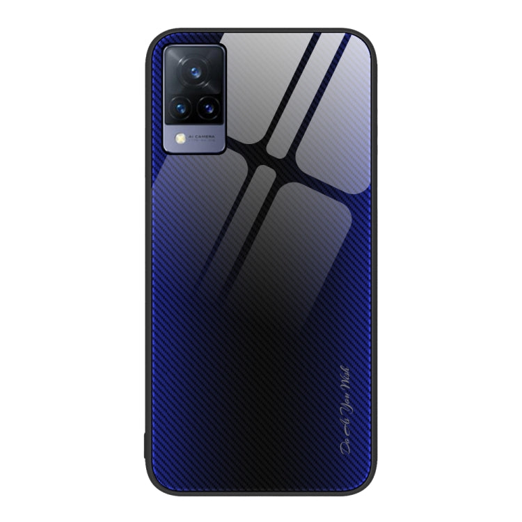 Custodia per cellulare in TPU con vetro sfumato, For vivo S9e, For vivo V21, For vivo V15, For OnePlus Nord 2 5G
