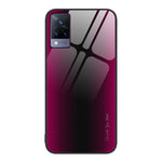 Custodia per cellulare in TPU con vetro sfumato, For vivo S9e, For vivo V21, For vivo V15, For OnePlus Nord 2 5G