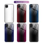 Custodia per cellulare in TPU con vetro sfumato, For Samsung Galaxy A12 5G, For Samsung Galaxy A52 4G / 5G, For Samsung Galaxy A53 5G, For Samsung Galaxy M32