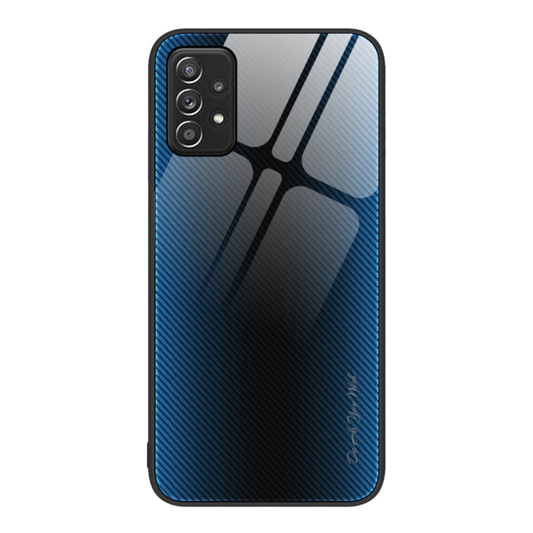 Custodia per cellulare in TPU con vetro sfumato, For Samsung Galaxy A12 5G, For Samsung Galaxy A52 4G / 5G, For Samsung Galaxy A53 5G, For Samsung Galaxy M32