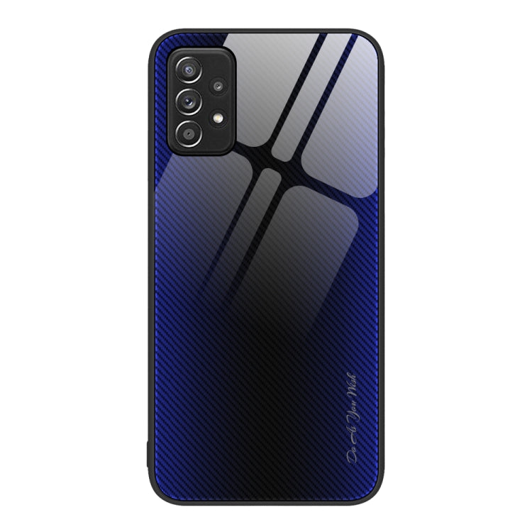 Custodia per cellulare in TPU con vetro sfumato, For Samsung Galaxy A12 5G, For Samsung Galaxy A52 4G / 5G, For Samsung Galaxy A53 5G, For Samsung Galaxy M32