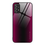 Custodia per cellulare in TPU con vetro sfumato, For Samsung Galaxy A12 5G, For Samsung Galaxy A52 4G / 5G, For Samsung Galaxy A53 5G, For Samsung Galaxy M32