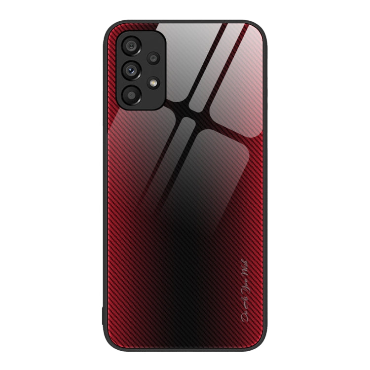 Custodia per cellulare in TPU con vetro sfumato, For Samsung Galaxy A12 5G, For Samsung Galaxy A52 4G / 5G, For Samsung Galaxy A53 5G, For Samsung Galaxy M32