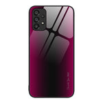 Custodia per cellulare in TPU con vetro sfumato, For Samsung Galaxy A12 5G, For Samsung Galaxy A52 4G / 5G, For Samsung Galaxy A53 5G, For Samsung Galaxy M32