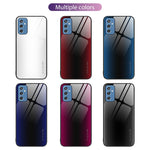 Custodia per cellulare in TPU con vetro sfumato, For Samsung Galaxy M52 5G, For Samsung Galaxy S10+, For Samsung Galaxy S21 5G, For Samsung Galaxy S22+ 5G
